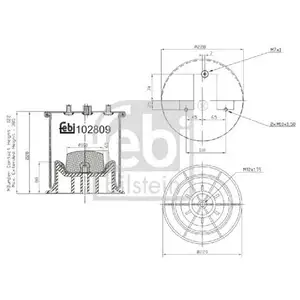 FEBI BILSTEIN 102809 Luftfederbalg f&uuml;r IVECO