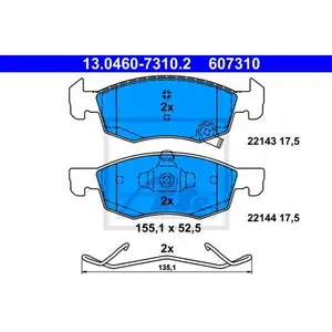 ATE 13.0460-7310.2 Belagsatz ATE 13.0460-7310.2 Belagsatz