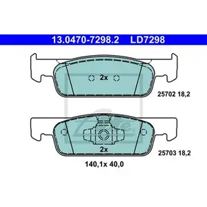 ATE Bremsenset Bremsscheiben Ø259 voll Bremsbeläge Ceramic vorn Dacia Smart ATE Bremsenset Bremsscheiben Ø259 voll Bremsbeläge Ceramic vorn Dacia Smart