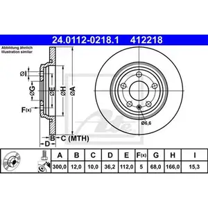 ATE 24.0112-0218.1 Bremsscheiben 2 Stück hinten für AUDI ATE 24.0112-0218.1 Bremsscheiben 2 Stück hinten für AUDI