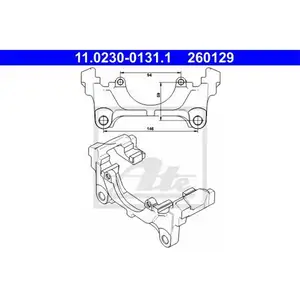 ATE 11.0230-0131.1 Bremssattelhalter