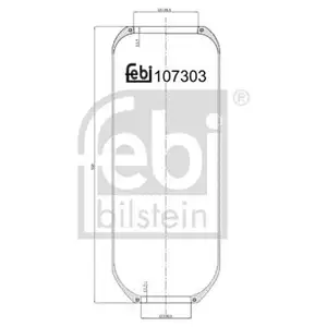 FEBI BILSTEIN 107303 Luftfederbalg für IVECO FEBI BILSTEIN 107303 Luftfederbalg für IVECO