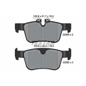 Bremsbelagsatz Scheibenbremse Textar 2256801 Q+ f&uuml;r Volvo Hinterachse