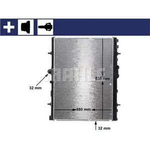 Kühler Motorkühlung Mahle CR 32 000S Behr für Citroën für Peugeot Kühler Motorkühlung Mahle CR 32 000S Behr für Citroën für Peugeot