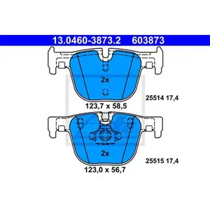 ATE Bremsbel&auml;ge hinten + Warnkontakt BMW 3er 4er