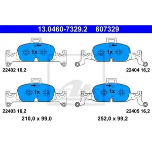 ATE 13.0460-7329.2 Belagsatz