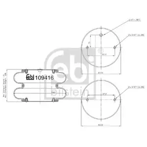 FEBI BILSTEIN 109416 Luftfederbalg