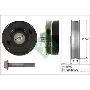 Riemenscheibensatz Kurbelwelle Schaeffler Ina 544 0509 20 für Opel für Vauxhall Riemenscheibensatz Kurbelwelle Schaeffler Ina 544 0509 20 für Opel für Vauxhall
