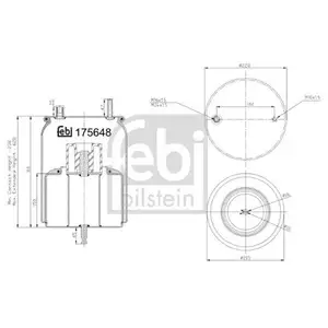 FEBI BILSTEIN 175648 Luftfederbalg f&uuml;r VOLVO