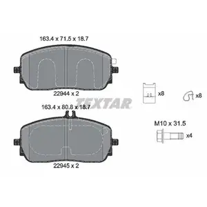 TEXTAR 2294401 PKW SBB TEXTAR 2294401 PKW SBB