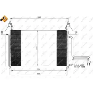 Kondensator Klimaanlage Nrf 35495 Easy Fit f&uuml;r Fiat