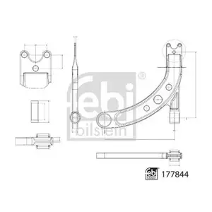 FEBI BILSTEIN 177844 Querlenker für HYUNDAI FEBI BILSTEIN 177844 Querlenker für HYUNDAI