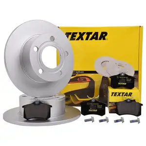 Textar Bremsenset Scheiben 245 mm voll Bremsbel&auml;ge hinten Passat 3B A6 Avant