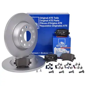 ATE Bremsenset Bremsscheiben 282 mm voll Bremsbeläge hinten Passat 3C ATE Bremsenset Bremsscheiben 282 mm voll Bremsbeläge hinten Passat 3C