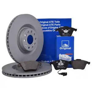 ATE Bremsenset Scheiben 345 mm belüftet Bremsbeläge Warnkontakt vorn Passat 3C ATE Bremsenset Scheiben 345 mm belüftet Bremsbeläge Warnkontakt vorn Passat 3C