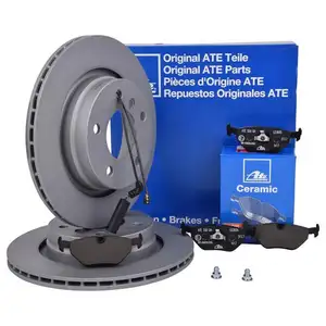 ATE Bremsenset Scheiben 294 mm Ceramic Bremsbeläge Warnkontakt hinten 3er E46 ATE Bremsenset Scheiben 294 mm Ceramic Bremsbeläge Warnkontakt hinten 3er E46