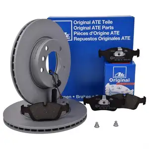 ATE Bremsenset Bremsscheiben Ø286 belüftet Bremsbeläge WK vorn BMW 3er E46 ATE Bremsenset Bremsscheiben Ø286 belüftet Bremsbeläge WK vorn BMW 3er E46