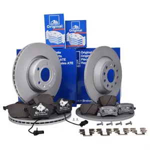 Original ATE Set Scheiben Ø314 vo Ø302 hi Beläge Audi A6 mit elektr. Feststellbr Original ATE Set Scheiben Ø314 vo Ø302 hi Beläge Audi A6 mit elektr. Feststellbr