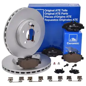 ATE Bremsenset Bremsscheiben Ø296 belüftet Beläge Ceramic vorn Mercedes E-Klasse ATE Bremsenset Bremsscheiben Ø296 belüftet Beläge Ceramic vorn Mercedes E-Klasse