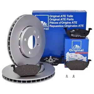 ATE Bremsenset Bremsscheiben Ø256 belüftet Bremsbeläge vorn VW Skoda Seat ATE Bremsenset Bremsscheiben Ø256 belüftet Bremsbeläge vorn VW Skoda Seat