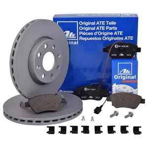 ATE Bremsenset Bremsscheiben Ø257 belüftet Bremsbeläge vorn Fiat Grande Punto ATE Bremsenset Bremsscheiben Ø257 belüftet Bremsbeläge vorn Fiat Grande Punto