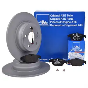 ATE Bremsenset Bremsscheiben Ø300 voll Bremsbeläge WK hinten Mercedes C-Klasse ATE Bremsenset Bremsscheiben Ø300 voll Bremsbeläge WK hinten Mercedes C-Klasse