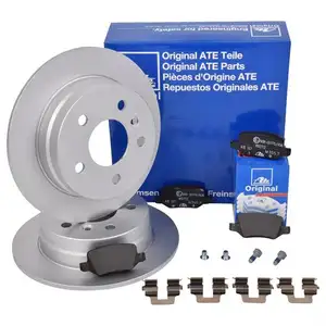 ATE Bremsenset Bremsscheiben Ø258 voll Bremsbeläge hinten Mercedes B-Klasse ATE Bremsenset Bremsscheiben Ø258 voll Bremsbeläge hinten Mercedes B-Klasse