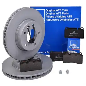 ATE Bremsenset Bremsscheiben Ø330 belüftet Bremsbeläge WK vorn VW Touareg ATE Bremsenset Bremsscheiben Ø330 belüftet Bremsbeläge WK vorn VW Touareg