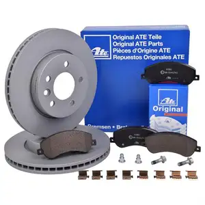 ATE Bremsenset Bremsscheiben Ø303 belüftet 5-Loch Bremsbeläge vorn VW Amarok ATE Bremsenset Bremsscheiben Ø303 belüftet 5-Loch Bremsbeläge vorn VW Amarok