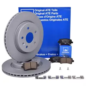 ATE Bremsenset Bremsscheiben Ø315 belüftet Bremsbeläge Ceramic hinten Opel Saab ATE Bremsenset Bremsscheiben Ø315 belüftet Bremsbeläge Ceramic hinten Opel Saab