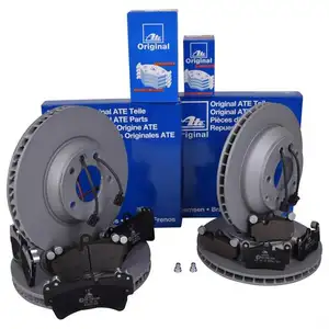 ATE Bremsenset Bremsscheiben Ø350 vo Ø330 hi Bremsbeläge WK Audi Q7 ATE Bremsenset Bremsscheiben Ø350 vo Ø330 hi Bremsbeläge WK Audi Q7