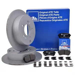 ATE Bremsenset Bremsscheiben Ø284 voll Bremsbeläge hinten Hyundai KIA ATE Bremsenset Bremsscheiben Ø284 voll Bremsbeläge hinten Hyundai KIA