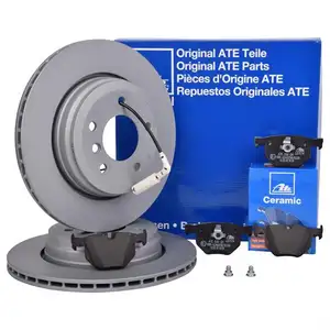 ATE Bremsenset Bremsscheiben Ø320 belüftet Beläge Ceramic WK hinten BMW 5er 6er ATE Bremsenset Bremsscheiben Ø320 belüftet Beläge Ceramic WK hinten BMW 5er 6er
