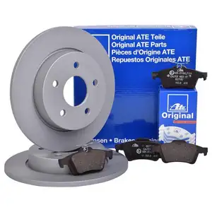 ATE Bremsenset Bremsscheiben Ø265 voll Bremsbeläge hinten Ford ATE Bremsenset Bremsscheiben Ø265 voll Bremsbeläge hinten Ford