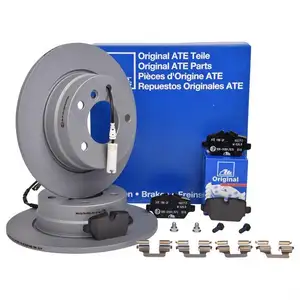 ATE Bremsenset Bremsscheiben Ø280 voll Bremsbeläge WK hinten BMW 1er ATE Bremsenset Bremsscheiben Ø280 voll Bremsbeläge WK hinten BMW 1er