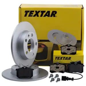 Textar Bremsenset Bremsscheiben Ø230 voll Bremsbeläge hinten VW Polo Seat Ibiza Textar Bremsenset Bremsscheiben Ø230 voll Bremsbeläge hinten VW Polo Seat Ibiza