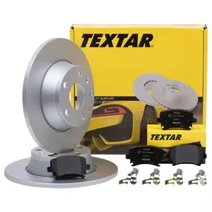 Textar Bremsenset Scheiben Ø286 voll Beläge hi Audi TT ohne elek Feststellbremse Textar Bremsenset Scheiben Ø286 voll Beläge hi Audi TT ohne elek Feststellbremse