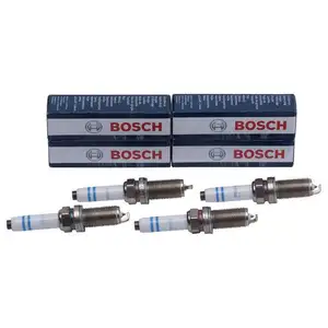 Original 4x Bosch Zündkerze Audi VW Skoda Seat 1.8 2.0 TSI TFSI GTI Abgrenzung b Original 4x Bosch Zündkerze Audi VW Skoda Seat 1.8 2.0 TSI TFSI GTI Abgrenzung b