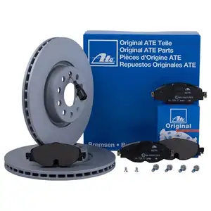ATE Bremsenset Bremsscheiben Ø312 belüftet Bremsbeläge vorn Audi Seat Skoda VW ATE Bremsenset Bremsscheiben Ø312 belüftet Bremsbeläge vorn Audi Seat Skoda VW