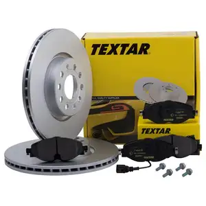 Textar Bremsenset Bremsscheiben Ø312 belüftet Bremsbeläge vorn Audi Seat Skoda Textar Bremsenset Bremsscheiben Ø312 belüftet Bremsbeläge vorn Audi Seat Skoda