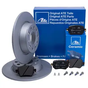 ATE Bremsenset Bremsscheiben Ø272 voll Bremsbeläge Ceramic hinten Audi VW Skoda ATE Bremsenset Bremsscheiben Ø272 voll Bremsbeläge Ceramic hinten Audi VW Skoda