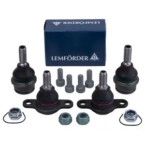 Original 4x Lemf&ouml;rder Traggelenke vorn unten+oben VW T4 Bus Pritsche Abgrenzung