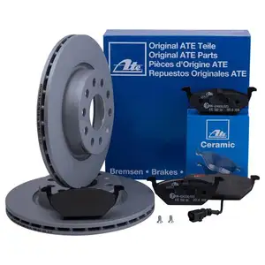 ATE Bremsenset Scheiben Ø280 belüftet Beläge Ceramic vorn VW Audi Skoda Seat ATE Bremsenset Scheiben Ø280 belüftet Beläge Ceramic vorn VW Audi Skoda Seat
