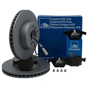 ATE Bremsenset Scheiben Ø324 belüftet Beläge Ceramic WK vorn BMW 5er E60 E61 6er ATE Bremsenset Scheiben Ø324 belüftet Beläge Ceramic WK vorn BMW 5er E60 E61 6er