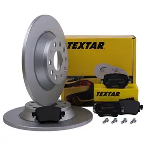 Textar Bremsenset Bremsscheiben &Oslash;300 voll Bremsbel&auml;ge hinten VW Sharan