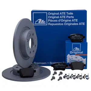 ATE Bremsenset Bremsscheiben Ø264 voll Bremsbeläge hinten Opel Adam Corsa E ATE Bremsenset Bremsscheiben Ø264 voll Bremsbeläge hinten Opel Adam Corsa E