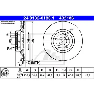 ATE Bremsscheiben 2 Stück vorn z. Bsp. für MERCEDES-BENZ ATE Bremsscheiben 2 Stück vorn z. Bsp. für MERCEDES-BENZ