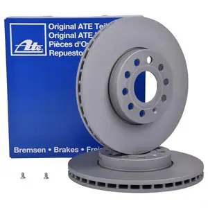 ATE Bremsenset Bremsscheiben Ø288 belüftet Bremsbeläge vorn Audi VW Skoda Seat ATE Bremsenset Bremsscheiben Ø288 belüftet Bremsbeläge vorn Audi VW Skoda Seat