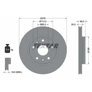 TEXTAR 92204703 Bremsscheiben 2 St&uuml;ck SUZUKI
