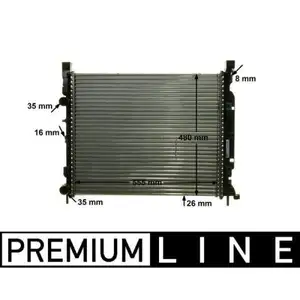 MAHLE CR 1155 000P Kühlmittelkühler für RENAULT MAHLE CR 1155 000P Kühlmittelkühler für RENAULT